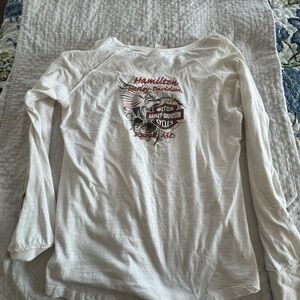 Harley-Davidson Kids White Long Sleeve Shirt